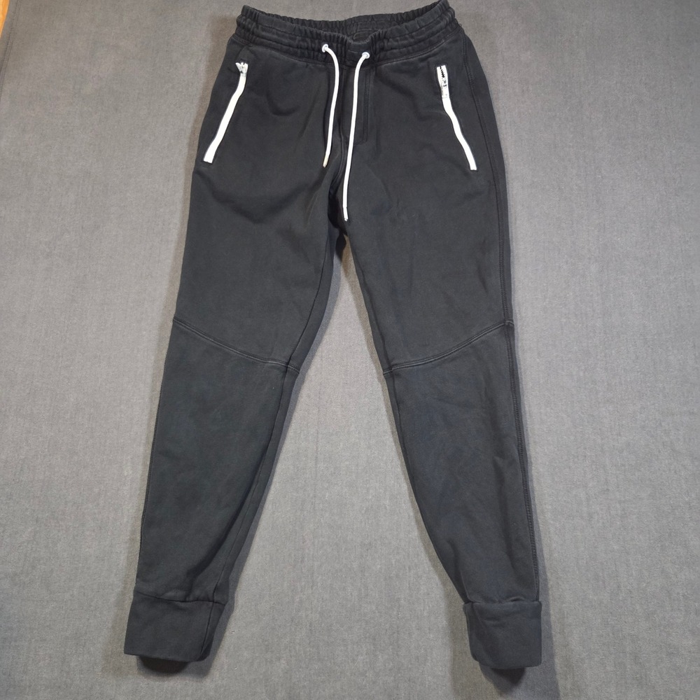 American Eagle Outfitters Black Joggers with White Drawstrings